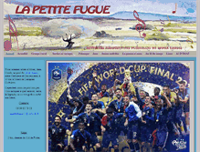 Tablet Screenshot of lapetitefugue.weonea.com